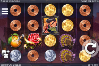 Rouleaux de Machines à Sous Mobiles Wild Toro