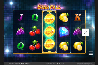 Machine à Sous Mobile Star Fall Free Spins Trigger