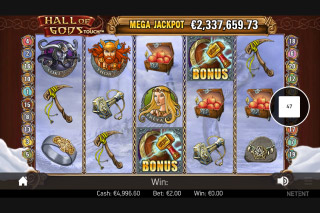 Jeu de Machine à Sous Mobile Hall of Gods