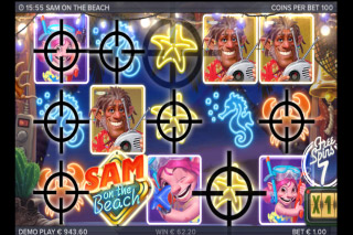 Machine à Sous Mobile Sam sur la Plage Tours Gratuits