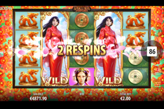 Machine à Sous Mobile Sakura Fortune Respins