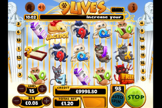 Jeu de Machine à Sous Mobile 9 Lives