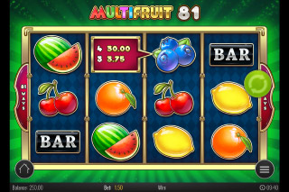 Machine à Sous Mobile Multifruit 81