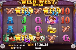 Wild West Gold Slots Wilds Avec Multiplicateurs