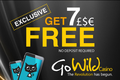 Obtenez Votre Bonus de Casino Gratuit de 7 sur Go Wild Mobile Casino