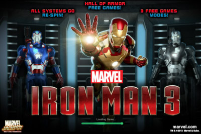 Logo de la Machine à Sous Mobile Iron Man 3