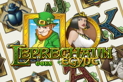 Logo de la Machine à Sous Mobile Leprechaun Goes Egypt