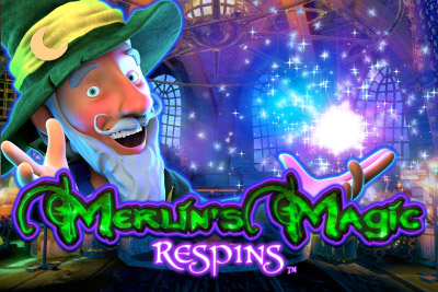 Logo de la Machine à sous Mobile Merlin's Magic Respins