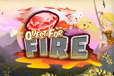 Logo De La Machine À Sous Mobile Quest For Fire