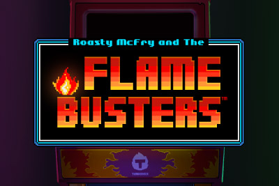 Logo de la Machine à Sous Mobile Thunderkick Flame Busters
