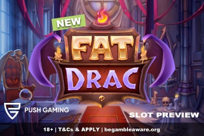 Aperçu de la machine à sous Push Gaming Fat Drac-Sortie en octobre 2023