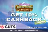 GUTS Casino Cashback sur Moon Princess Christmas Kingdom