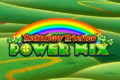 Logo de la Fente de Mélange de Puissance Rainbow Riches